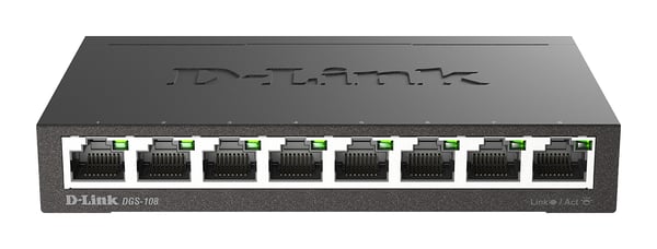 D-Link DGS-108, kytkin