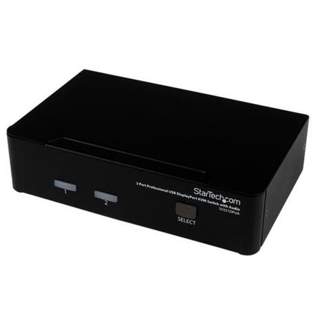StarTech.com 2 Port Professional USB DisplayPort KVM Switch with Audio