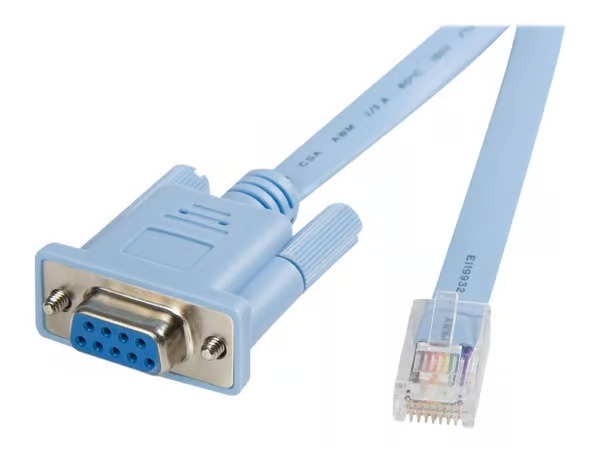StarTech.com 6 ft RJ45 to DB9 Cisco Console Management Router Cable - M/F