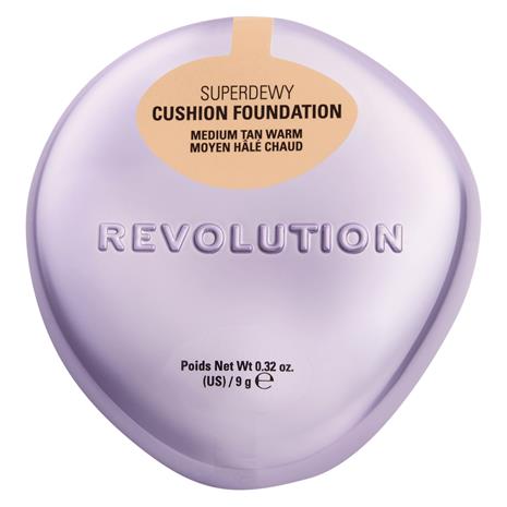 Revolution Beauty London Superdewy Cushion Foundation Medium Tan Warm