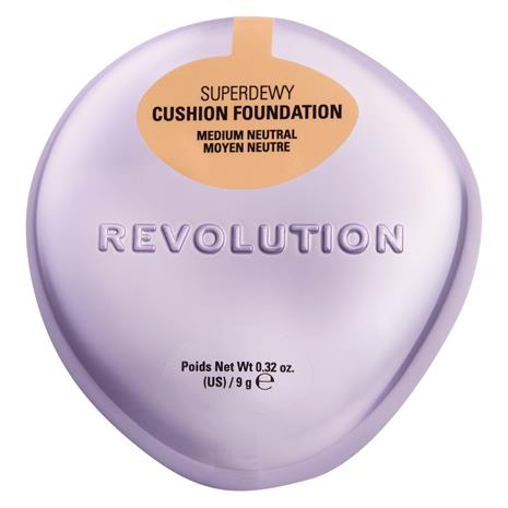 Revolution Beauty London Superdewy Cushion Foundation Medium Neutral