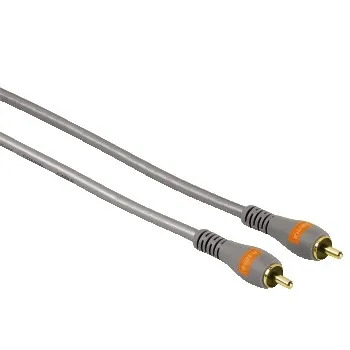 Hama Connecting Cable RCA Plug - RCA Plug, 1.5 m audio cable Silver