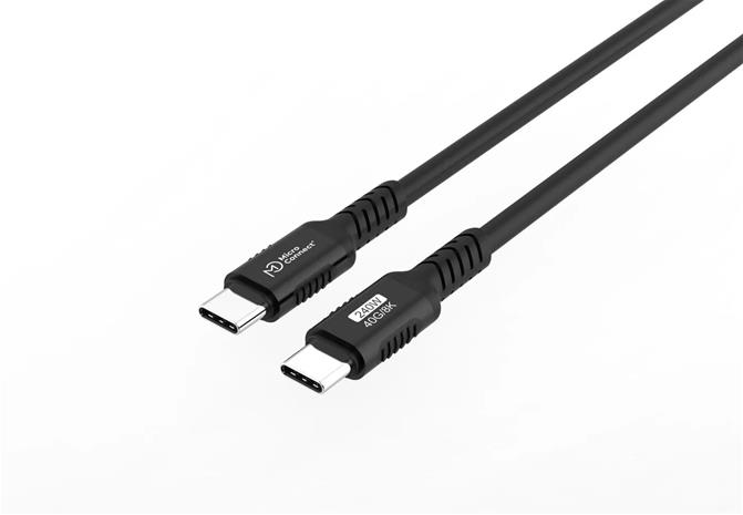 Microconnect MC-USB4-CC40LQ-1.5 USB cable USB4 Gen 3x2 1.5 m USB C 240 W Black