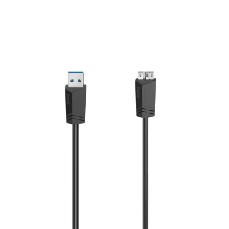 Hama 00200627 USB cable 1.5 m Micro-USB A USB A 5 Gbit/s Black