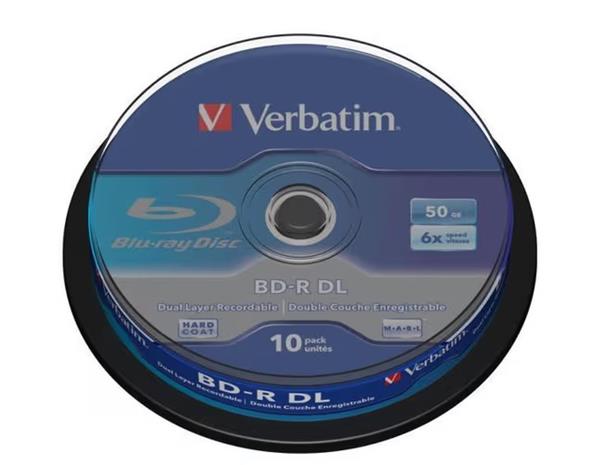 Verbatim 43746 blank Blu-Ray disc BD-R 50 GB 10 pc(s)
