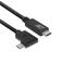 ACT USB 3.0 10Gbps 60W USB Type-C (straight) to USB Type-C (left/right angled) Cable, 1 meter – kuva 2