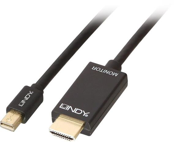 Lindy 2m Mini DisplayPort to HDMI 10.2G Cable