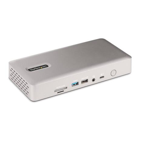 StarTech.com Universal USB4 & Thunderbolt 4 Docking Station, Quad Display on Windows, Dual Display on MacBook, HDMI DP Dock with 98W Laptop Charging