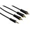 Hama 122162 audio cable 3 m 3.5mm RCA Black – kuva 2