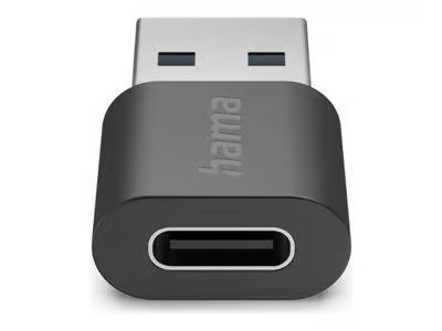 Hama USB Adapter, USB-A Plug - USB-C Socket, USB 3.2 Gen2, 10 Gbit/s