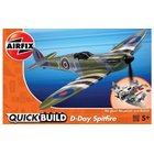 Airfix J6045, Pienoismallikiinteäsiipinen ilma-alus, Kokoamispakkaus, D-Day Spitfire, Ei sukupuolirajoitusta, 34 kpl, 5 vuosi/vuosia