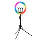 Glow 18' RGB bsc 45W rengasvalo jalustalla
