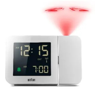 Braun 67161 alarm clock Digital alarm clock White