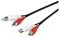 Microconnect AUDCH10 audio cable 10 m 2 x RCA Black – kuva 2