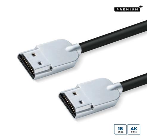Microconnect HDMISUPERSLIM2M HDMI cable 2 m HDMI Type A (Standard) Black – kuva 2/2
