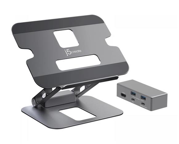 j5create JTS327 Multi-Angle 4K Docking Stand