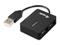 Equip 128952 interface hub USB 2.0 480 Mbit/s Black – kuva 2