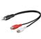 Microconnect AUDC02 audio cable 0.2 m RCA 2 x RCA Black – kuva 2