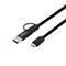 Microconnect USB3.1CCA1 USB cable USB 3.2 Gen 1 (3.1 Gen 1) 1 m USB C Black – kuva 2