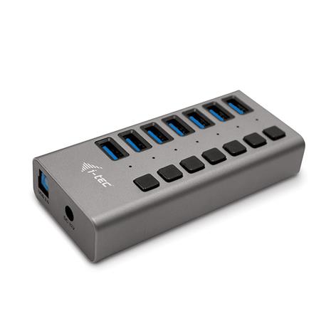 i-tec USB 3.0 Charging HUB 7port + Power Adapter 36 W