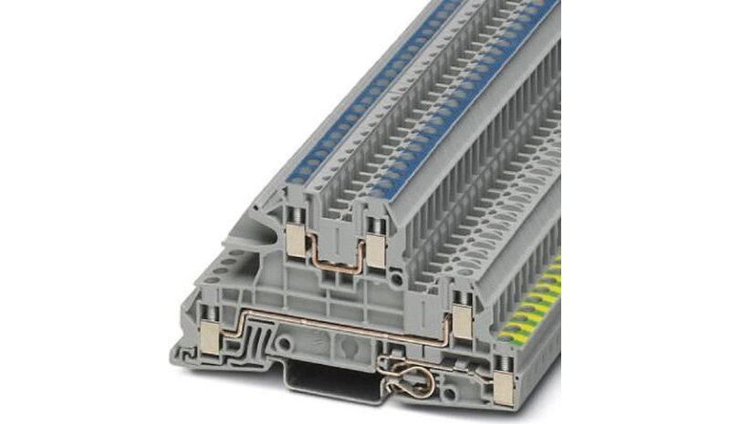 Liitin 5 johdolle 4mm2 Uti 2.5-pe/l/n 3076030