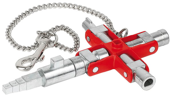 KNIPEX UNIVERSAL MASTKEY "construction"