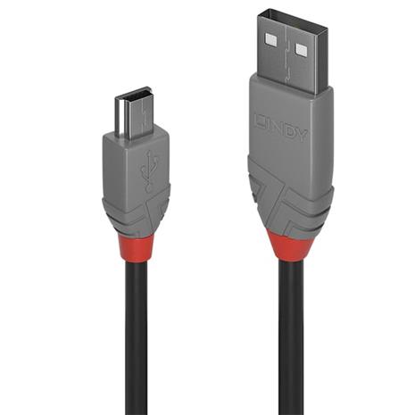 Lindy Anthra Line - USB cable - USB to mini-USB Type B - 3 m – kuva 3/3