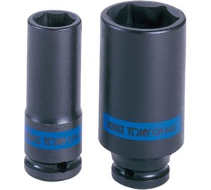 King Tony Long Impact Socket 1/2 21mm Hex