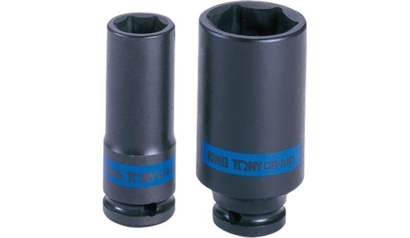 King Tony Long Impact Socket 1/2 21mm Hex