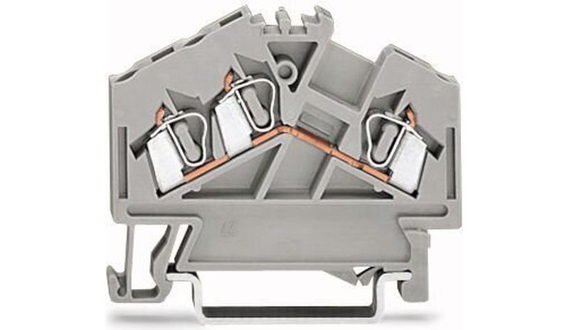 Wago 280-641 liitin, 3 napaa, 24a, harmaa – kuva 1/1