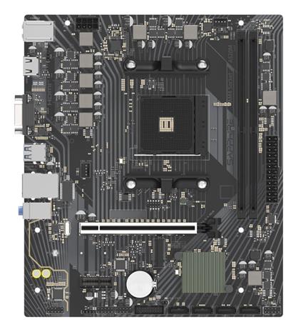 Sapphire A520M-E Emolevy - AMD A520 - AMD AM4 socket - DDR4 RAM - Micro-ATX