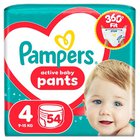Pampers Active Baby Pants -vaipat, koko 4, 54 kpl