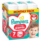 Pampers Active Baby Pants -vaipat, koko 7, 128 kpl
