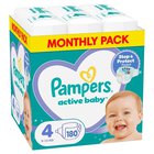 Pampers Active Baby -vaipat, koko 4, 180 vaippaa
