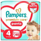 Pampers Premium Care Pants -vaipat, koko 4, 40 kpl