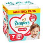 Pampers Premium Care Pants -vaipat, koko 7, 84 kpl