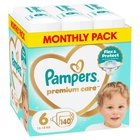 Pampers Premium Care Tape -vaipat, koko 6, 140 kpl