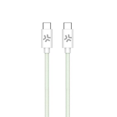 Celly USBCUSBCCOTT - USB-C to USB-C Cotton Braided Cable [POWER DELIVERY]