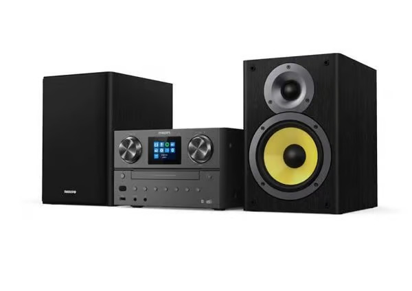 Philips TAM8905 Music System with Internet Radio, DAB+, Bluetooth, CD, USB, and Spotify Connect