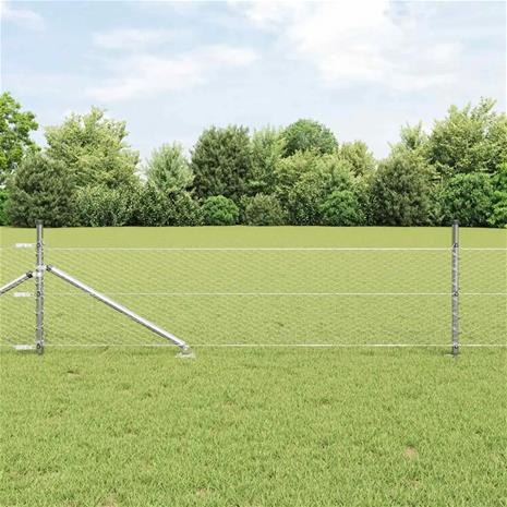 vidaXL Langoitettu este piikeillä 50 x 0,5 m (L x K)