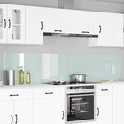 vidaXL Keittiön suojapaneeli 2 pcs Valkoinen 120 x 50 cm