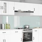 vidaXL Keittiön suojapaneeli 2 pcs Valkoinen 110 x 60 cm
