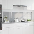 vidaXL Keittiön suojapaneeli 2 pcs Vaaleanharmaa 90 x 50 cm