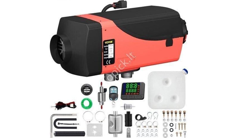Automaattinen diesel-ilmalämmitin vaimentimella 12V, 2kW
