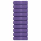 vidaXL Vieraspyyhkeet SAMMAKO 10 kpl violetti 30x50 cm 360 gsm