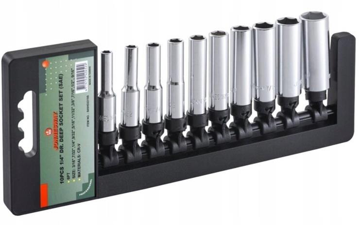 Hylsysarja Jonnesway S05HD2210S; 1/4''; Hex; 10 kpl.