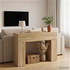 vidaXL Sohvapöytä Sonoma-tammi 102 x 35 x 75 cm Tekninen puu
