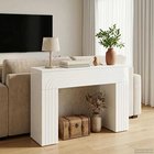 vidaXL Sohvapöytä Korkeakiiltoinen valkoinen 102 x 35 x 75 cm
