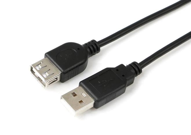 Microconnect USBAAF5B USB cable USB 2.0 5 m USB A Black