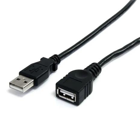 StarTech.com 3 ft Black USB 2.0 Extension Cable A to A - M/F